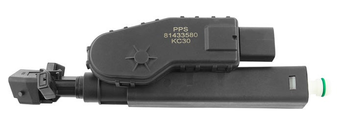 Spolvätskemunstycke, strålkastare